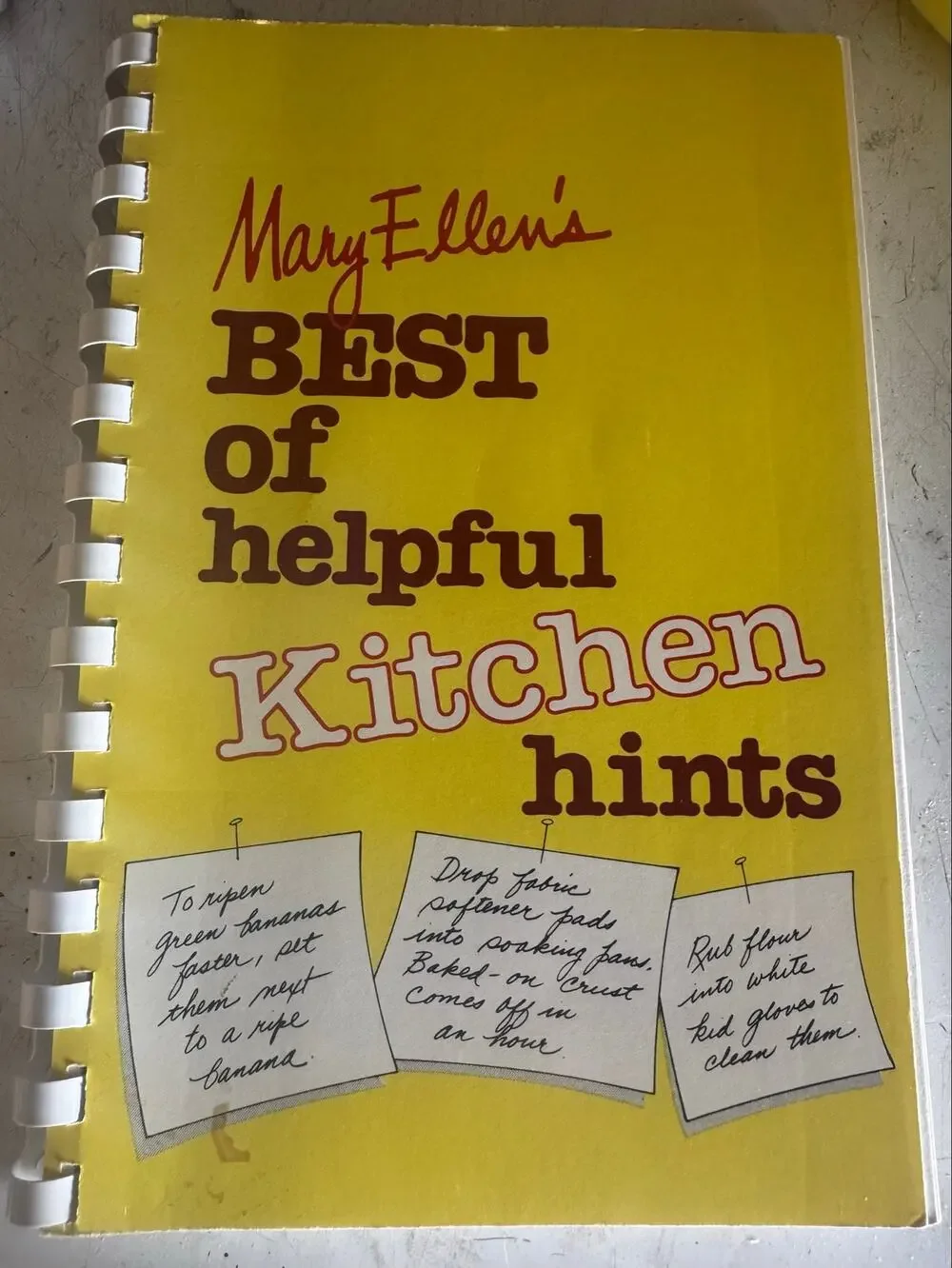 Mary Ellen's Best of Helpful Kitchen:1980 Vintage Paperback Guide Household Tips